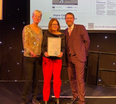 East Lothian woman wins national award for 20 years of dedication to Scotland brain injury charity Main Image