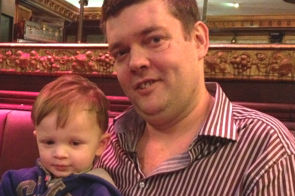 Daniel Lingard and his nephew