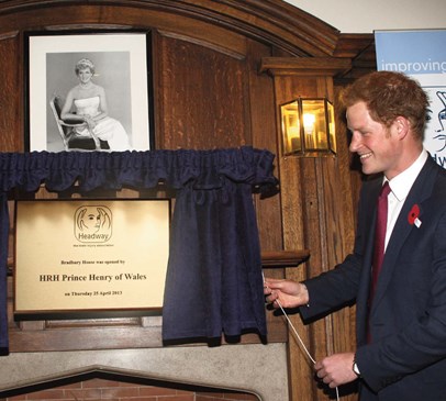 Prince Harry opens Headway's new home Main Image