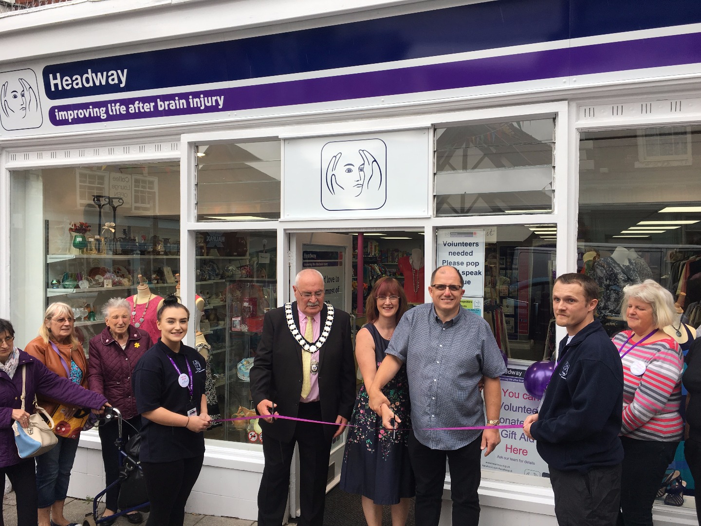 Couple devastated by high speed crash open shop to thank Headway Main Image