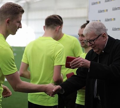 John Motson and Aldermore team up to raise more than £13,000 for Headway Main Image