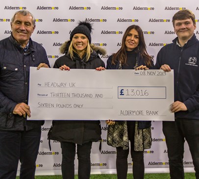 Aldermore teams up with football legend to raise thousands for Headway Main Image