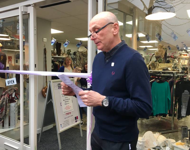 martin opens the shop